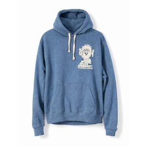 Camp High Collective Blue Graphic Hooded Pullover Sweatshirt Unisex M